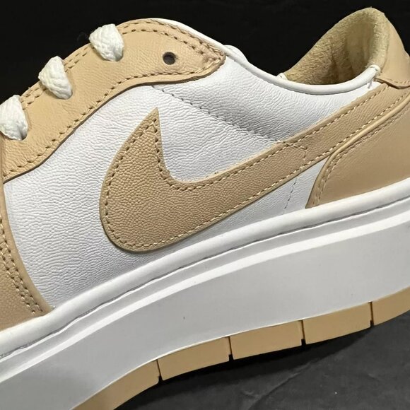 Air Jordan Womens 1 Elevate Low 'White Onyx' - DH7004-102 Size: Womens 8 - Picture 6 of 7